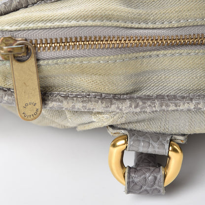 Louis Vuitton Denim Neo Cabby MM Grey 20 of 21