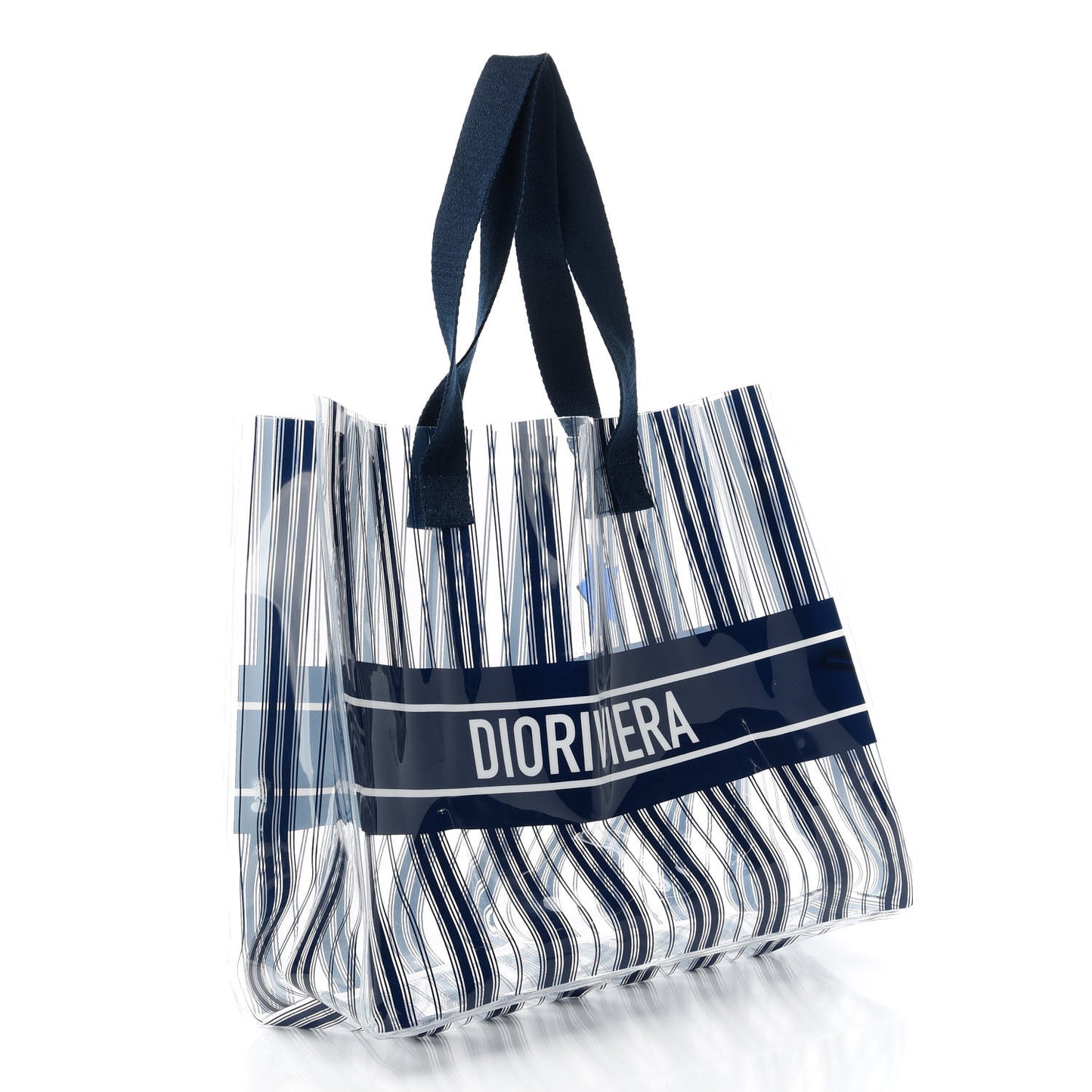 Plastic Diorivera Tote Navy