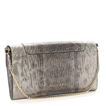 Bulgari Karung Serpenti Forever Chain Wallet Opal 3 of 23