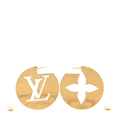 Louis Vuitton Perfect Match Earrings Gold Silver 3 of 6
