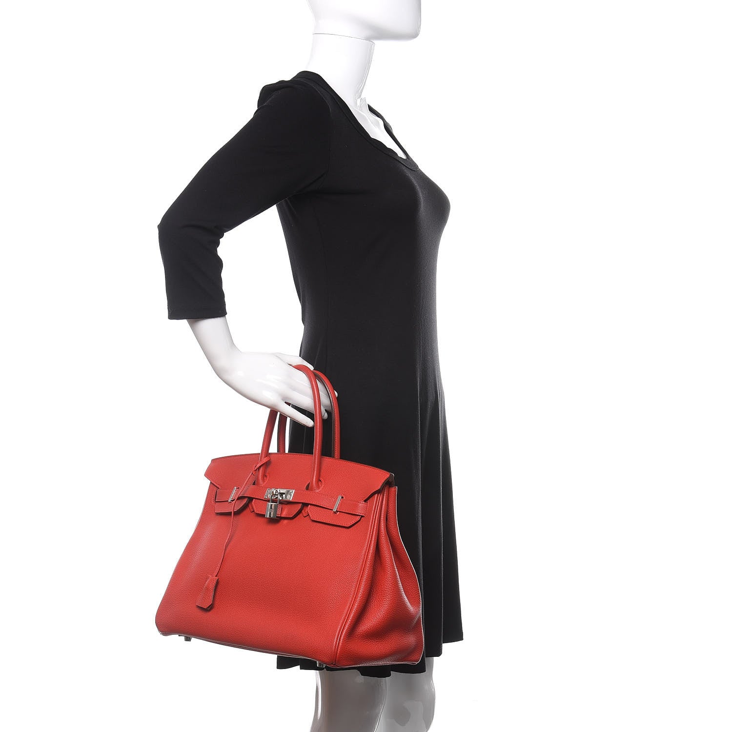 Hermes Togo Birkin 35 Vermillion 2 of 34