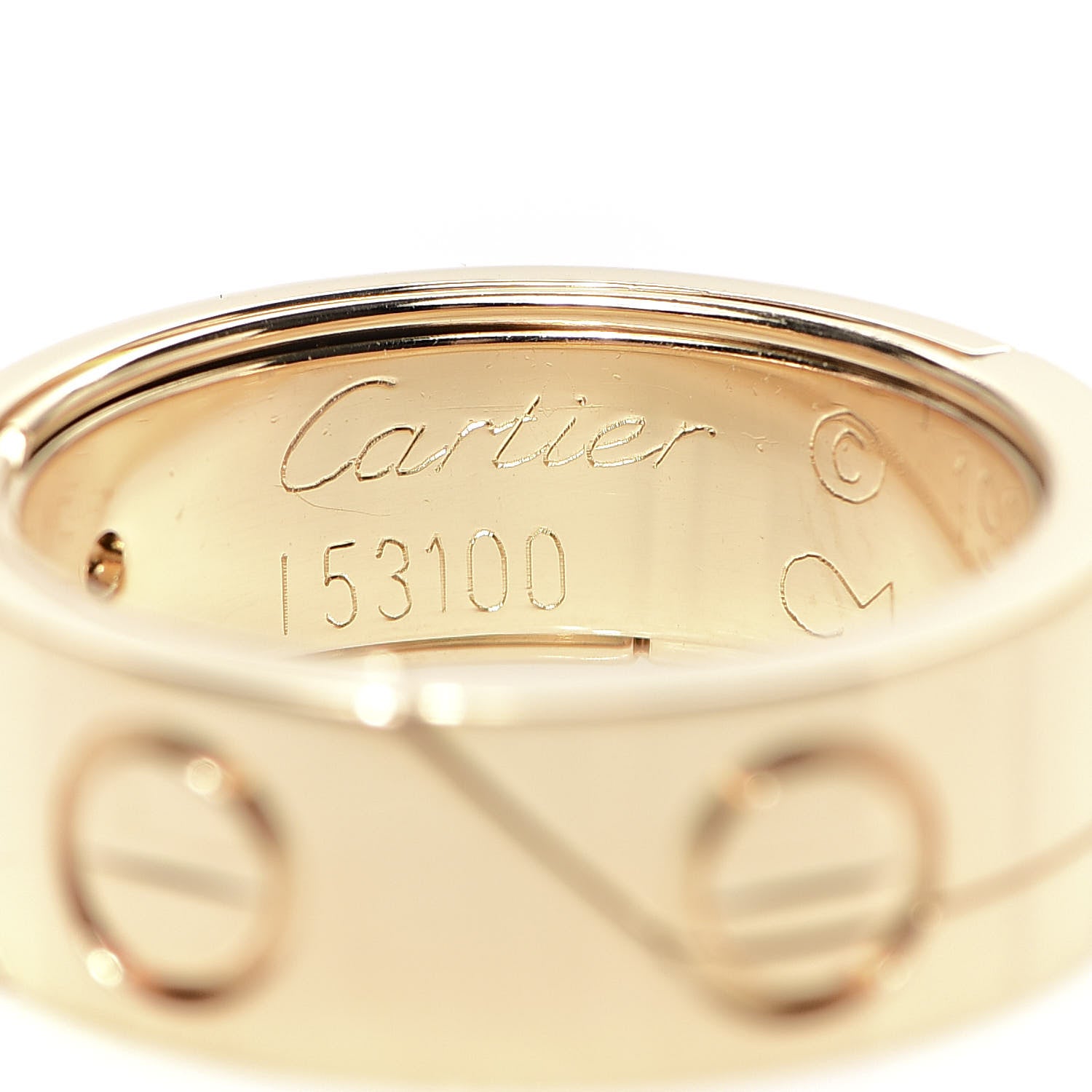 Cartier 18K Yellow Gold 7mm Astro LOVE Ring 53 6.25 4 of 6
