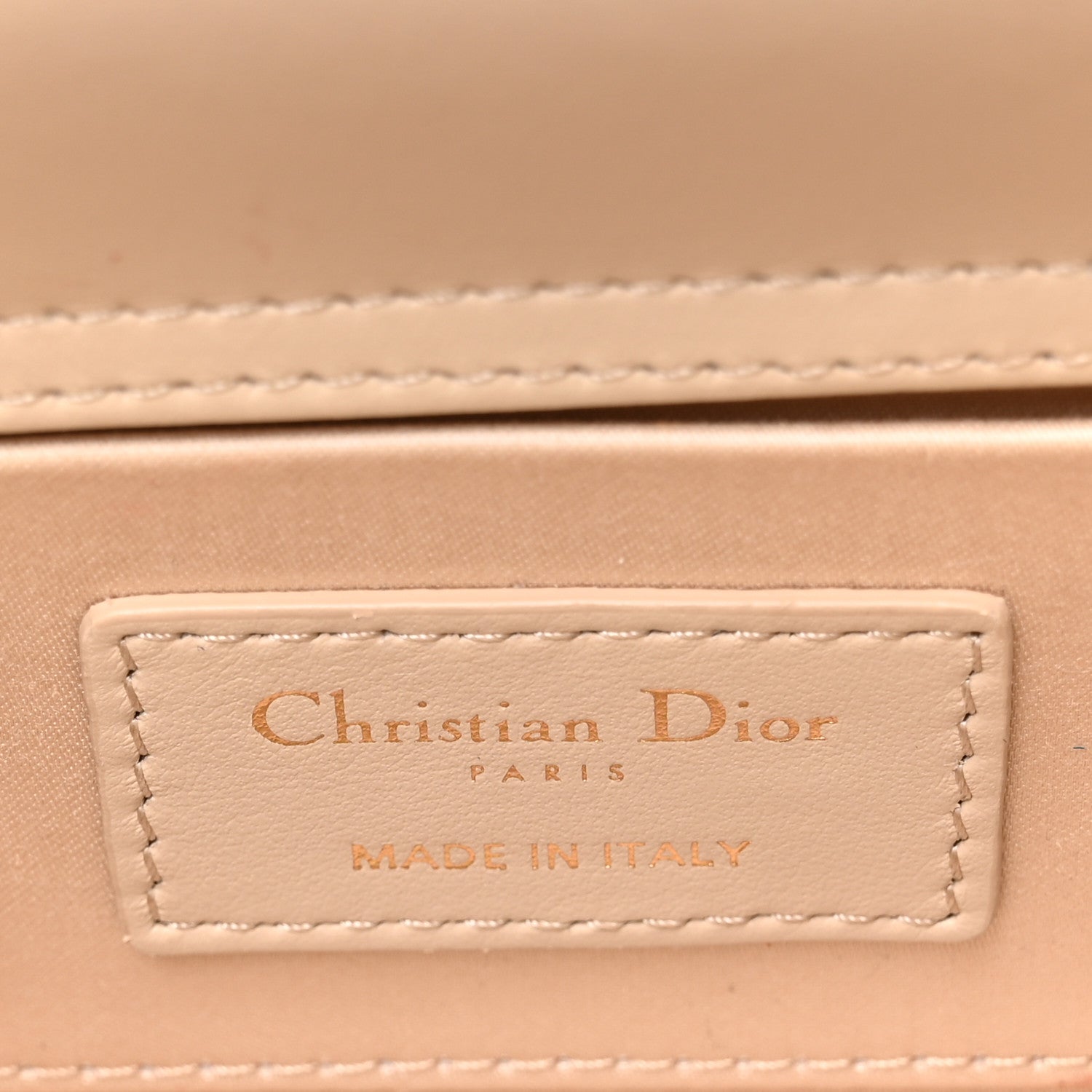 Christian Dior Lambskin Cannage Beaded Embroidered Micro Lady D-Joy Beige 5 of 9