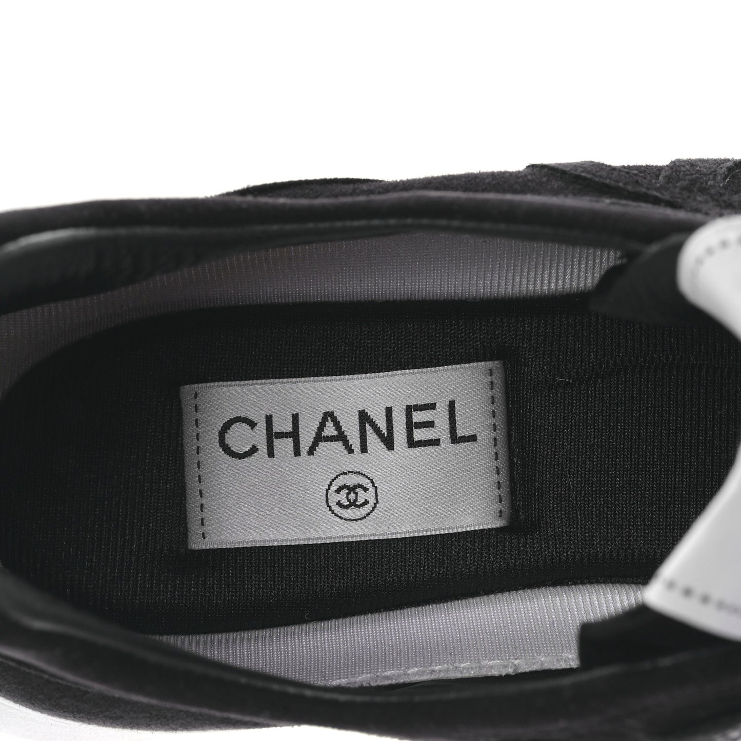 Suede Goatskin CC Sneakers 39.5 Black