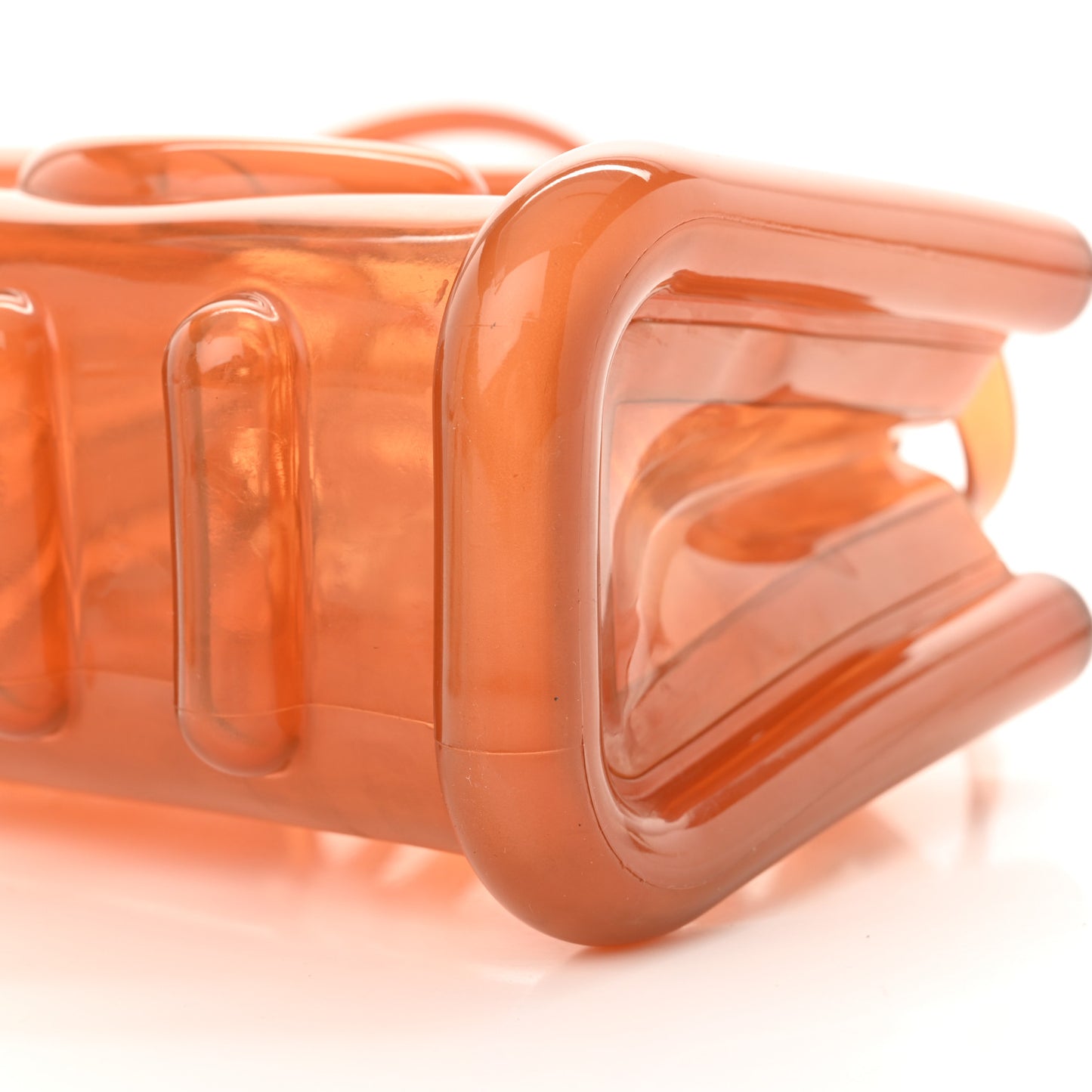 x MELISSA Jelly Small Shopping Bag Clear Brown