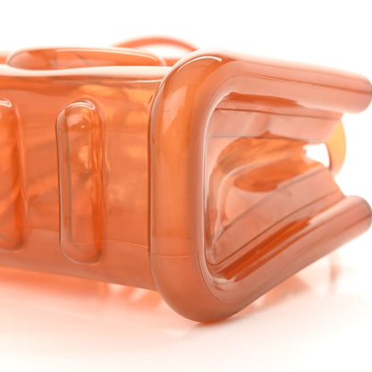 Telfar x MELISSA Jelly Small Shopping Bag Clear Brown 8 of 8