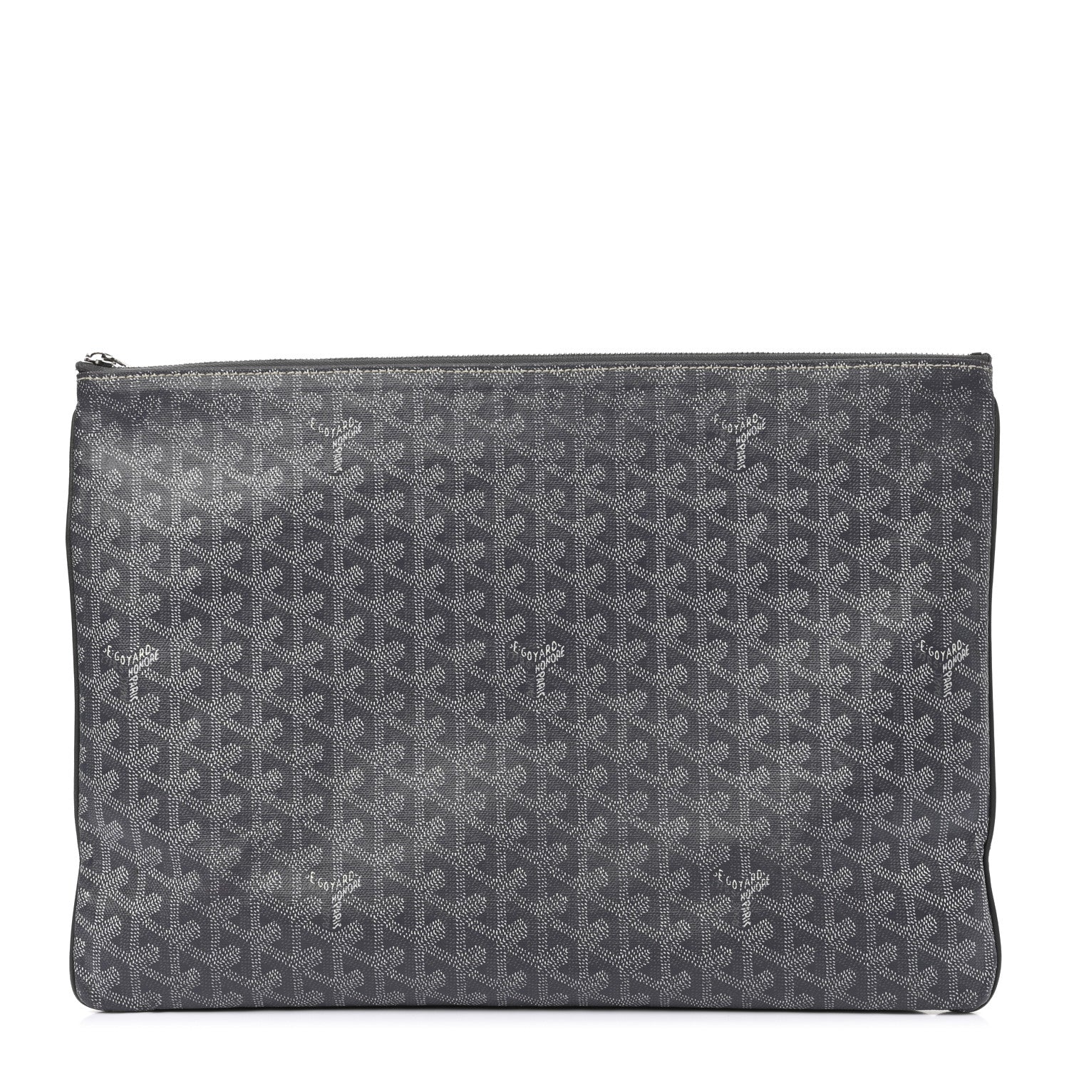 Goyard Goyardine Senat Pochette GM Grey 1 of 9