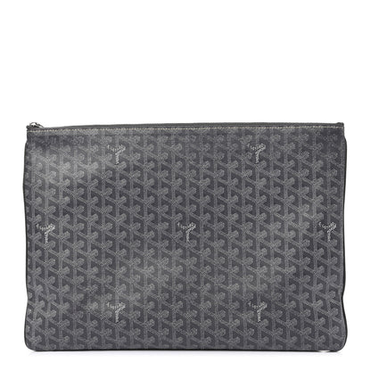 Goyard Goyardine Senat Pochette GM Grey 1 of 9