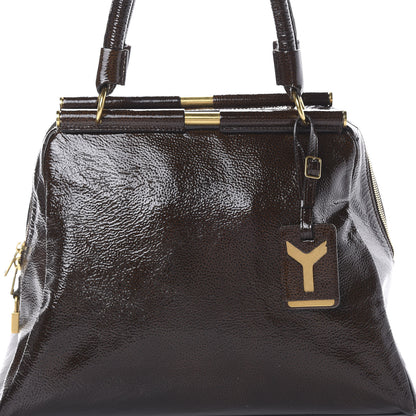 Saint Laurent Patent Medium Majorelle Brown 7 of 16
