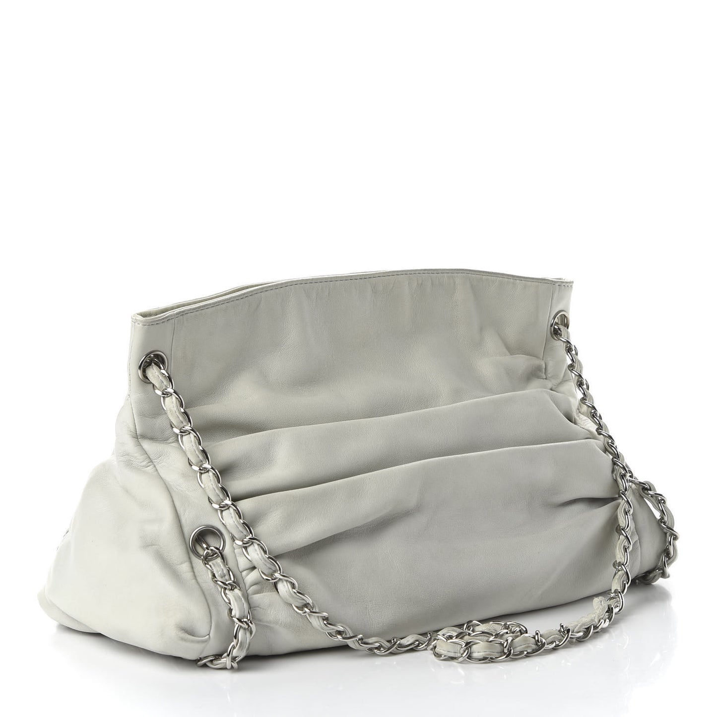 Lambskin Sharpei Bag White