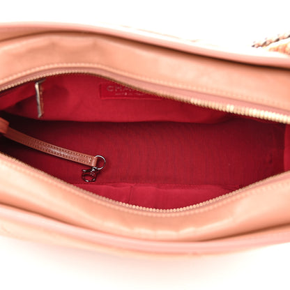 Chanel Aged Calfskin Quilted Medium Gabrielle Hobo Pink 5 of 10