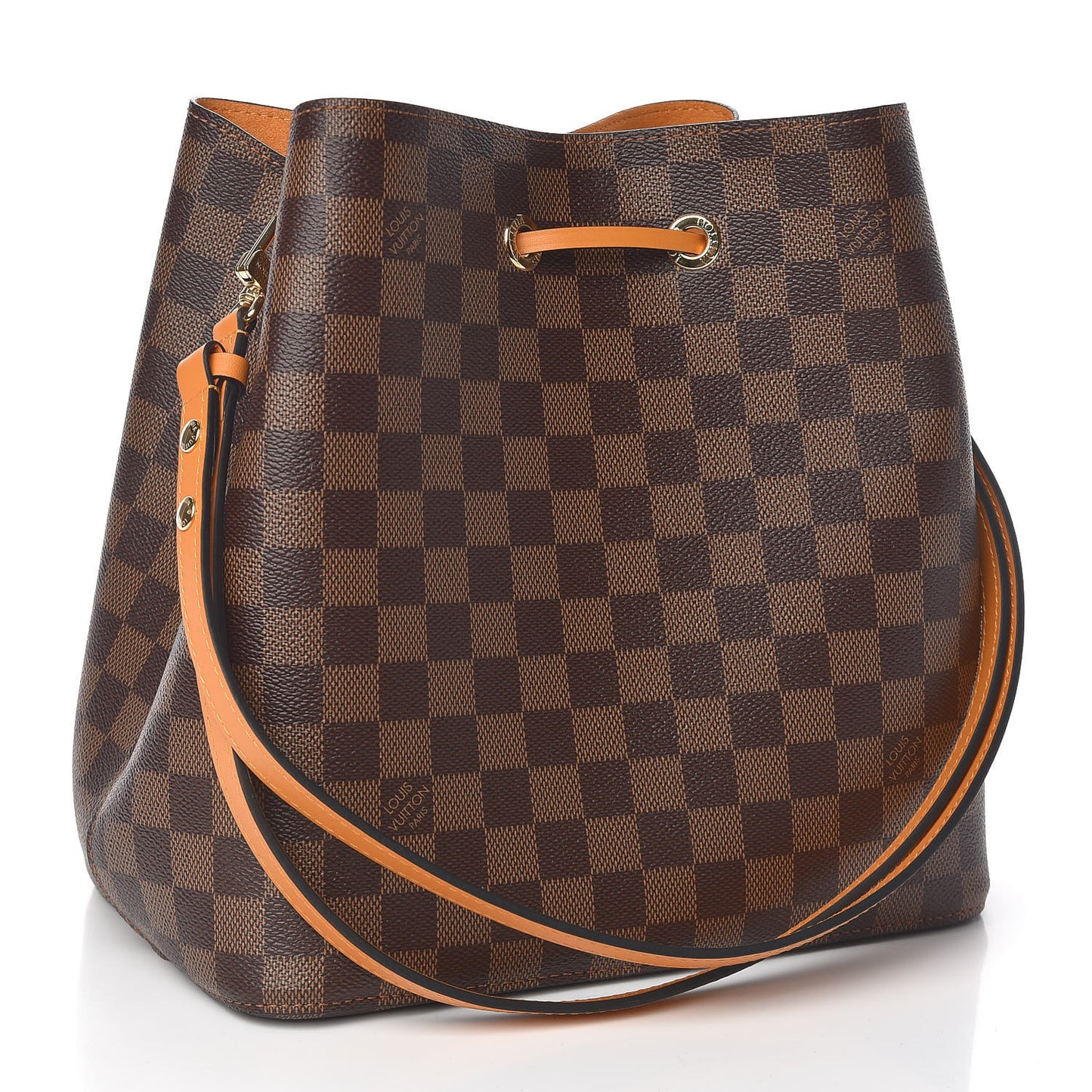 Damier Ebene Neonoe MM Safran