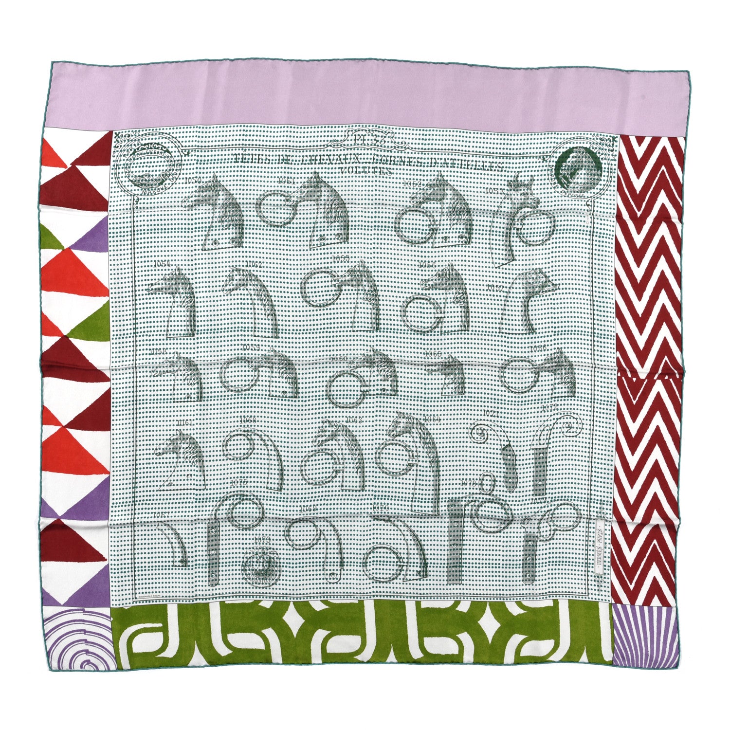 Hermes Silk Carre Wash Scarf 90 1 of 6