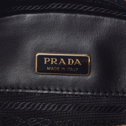Prada Saffiano Lux Odette Belt Bag Black 7 of 9