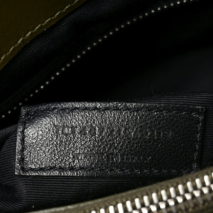 Saint Laurent Calfskin Y Quilted Monogram Medium Loulou Chain Satchel Military Olive 7 of 10