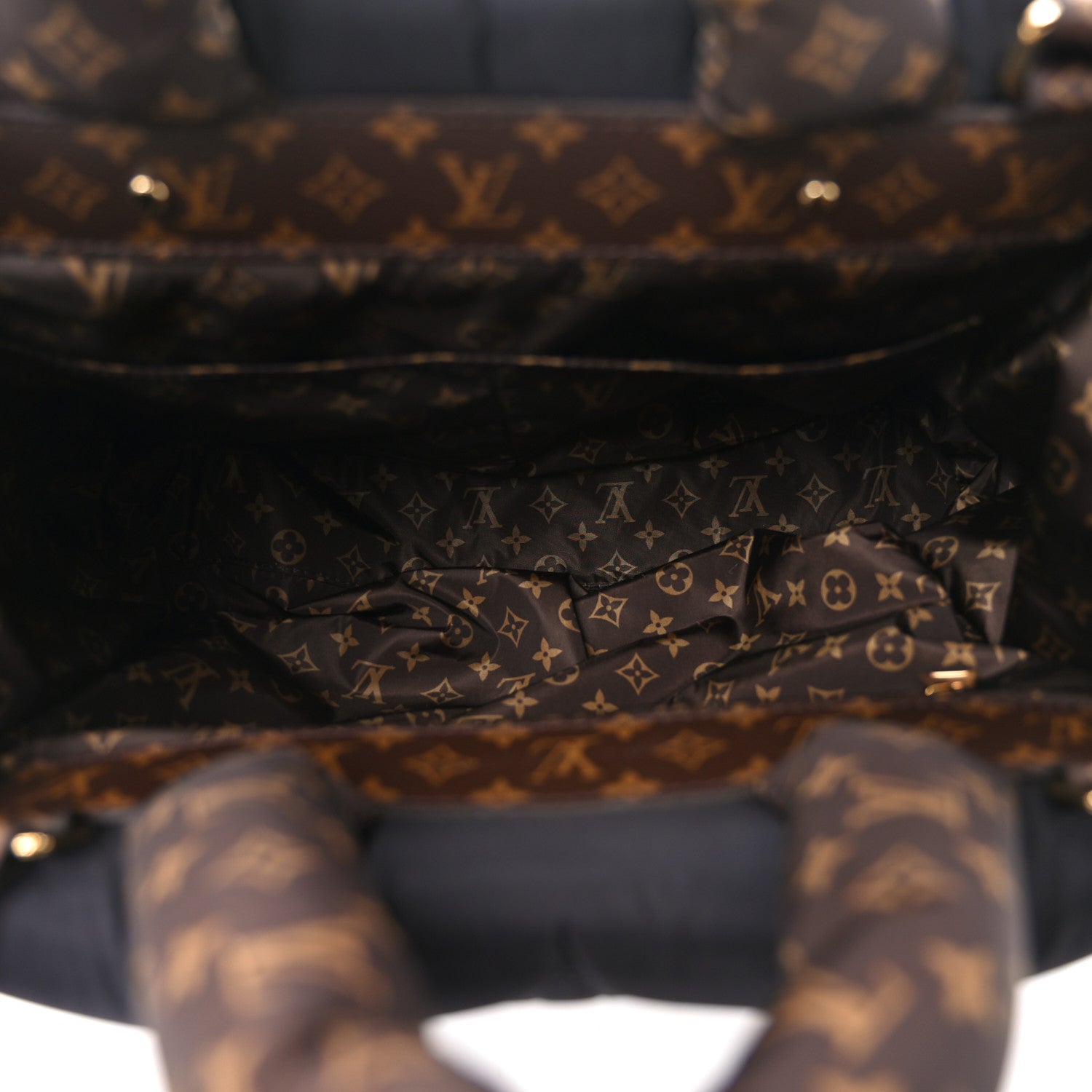 Louis Vuitton Econyl Monogram Pillow Giant Onthego MM Black 5 of 9