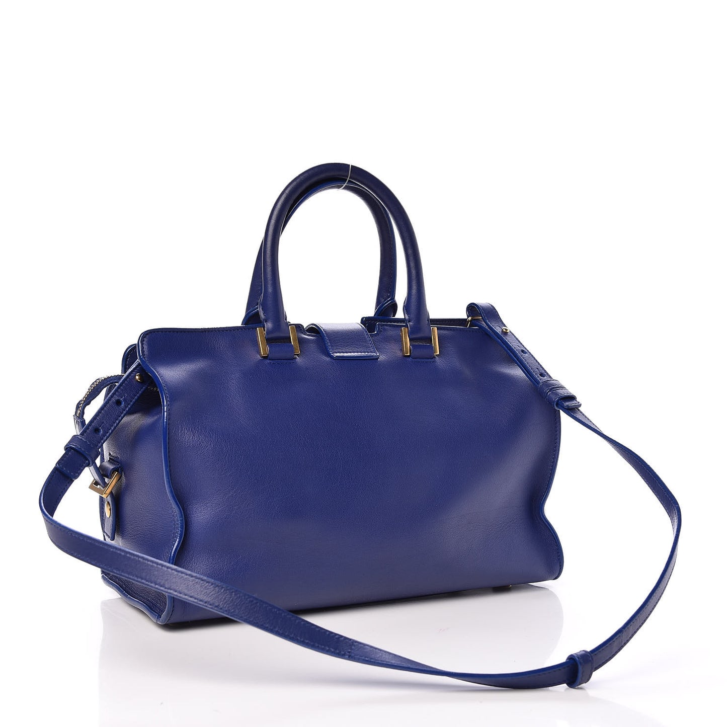 Calfskin Small Classic Y Cabas Royal Blue
