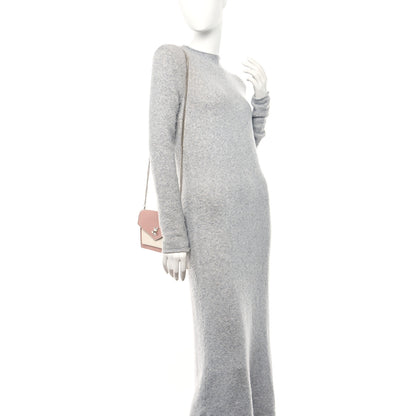 Louis Vuitton Calfskin My Lockme Chain Pochette Rose Ballet White 2 of 9