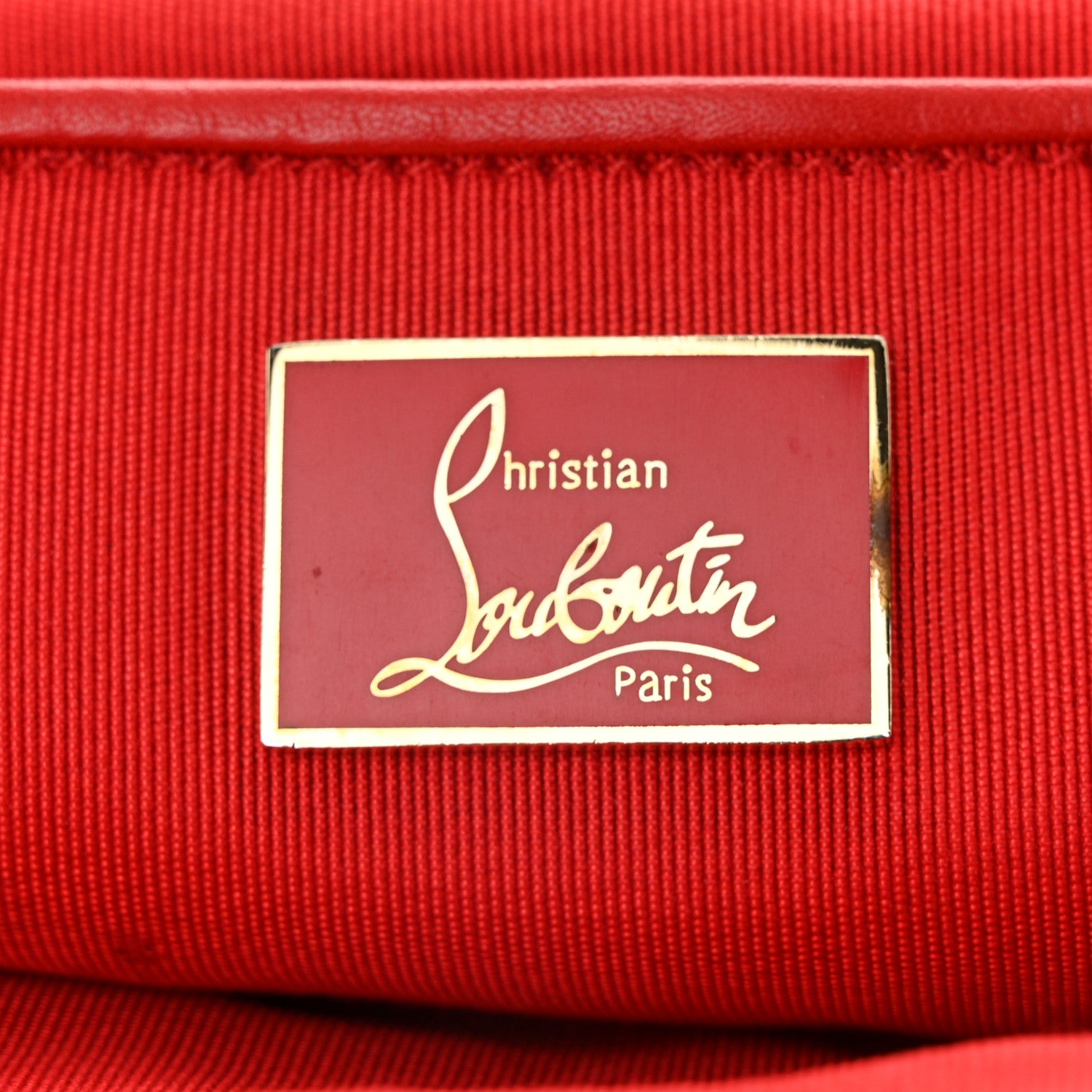 Christian Louboutin Glitter Fabric Crossbody Clutch Silver 6 of 9