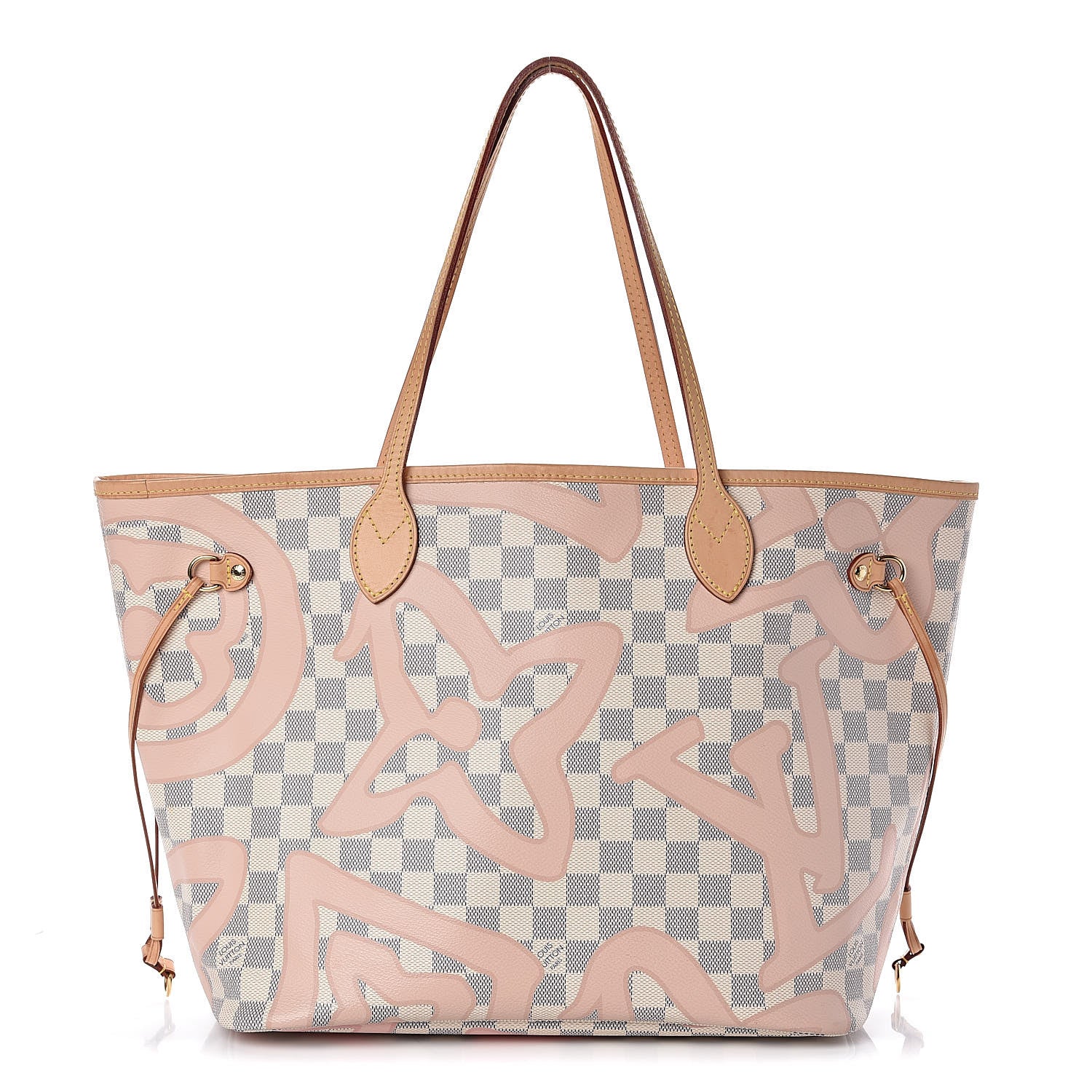 Louis Vuitton Damier Azur Tahitienne Neverfull MM 1 of 10