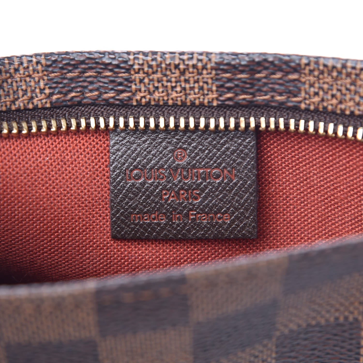 Louis Vuitton Damier Ebene Trousse Make Up Bag Pochette 6 of 10