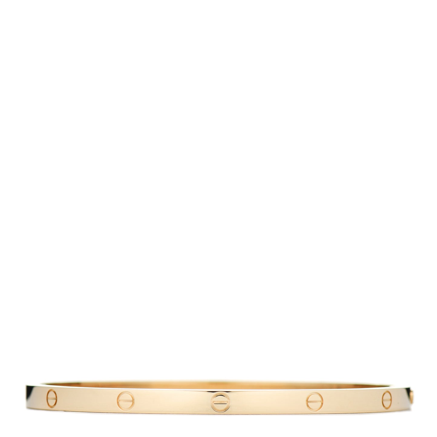 18K Yellow Gold Small LOVE Bracelet 17