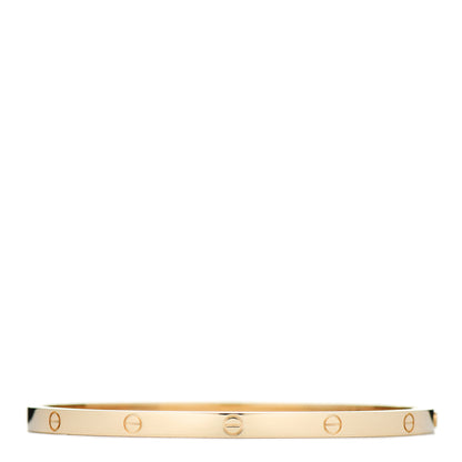 Cartier 18K Yellow Gold Small LOVE Bracelet 17 3 of 4