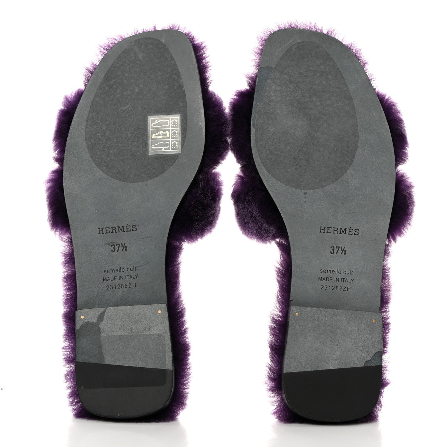 Woolskin Oran Sandals 37.5 Violet Fonce