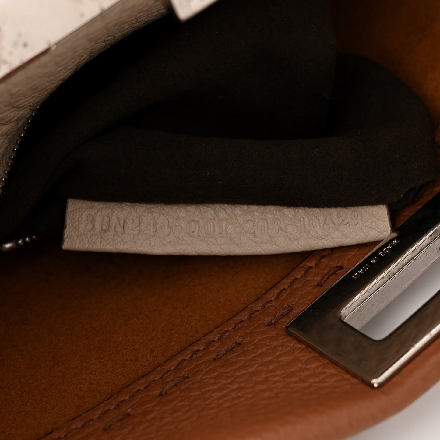 Cuoio Romano Selleria Bi-Color Mini Peekaboo Iconic Satchel Mou Milk