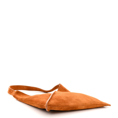 Khaite Suede Calfskin Small Sara Tote Caramel 4 of 9