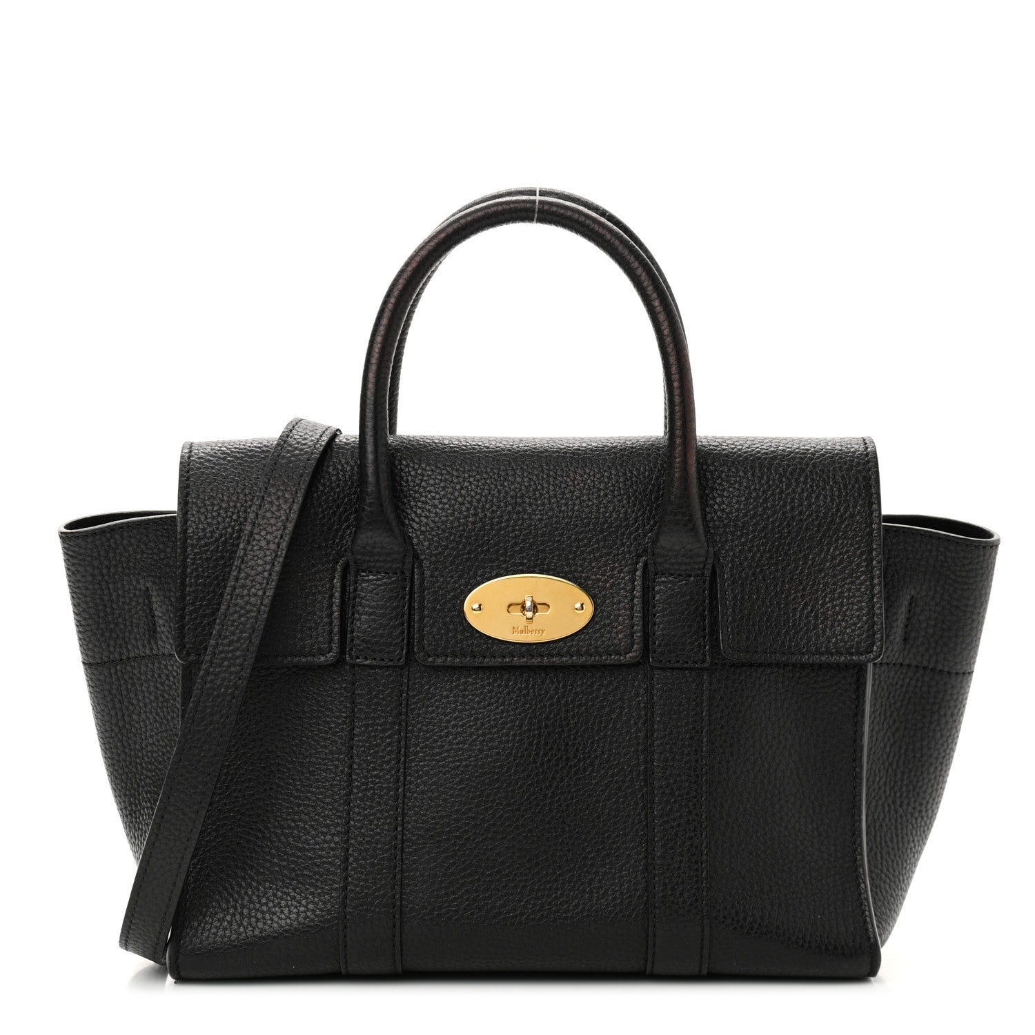 Mulberry Small Classic Grain Bayswater Black 1 of 21