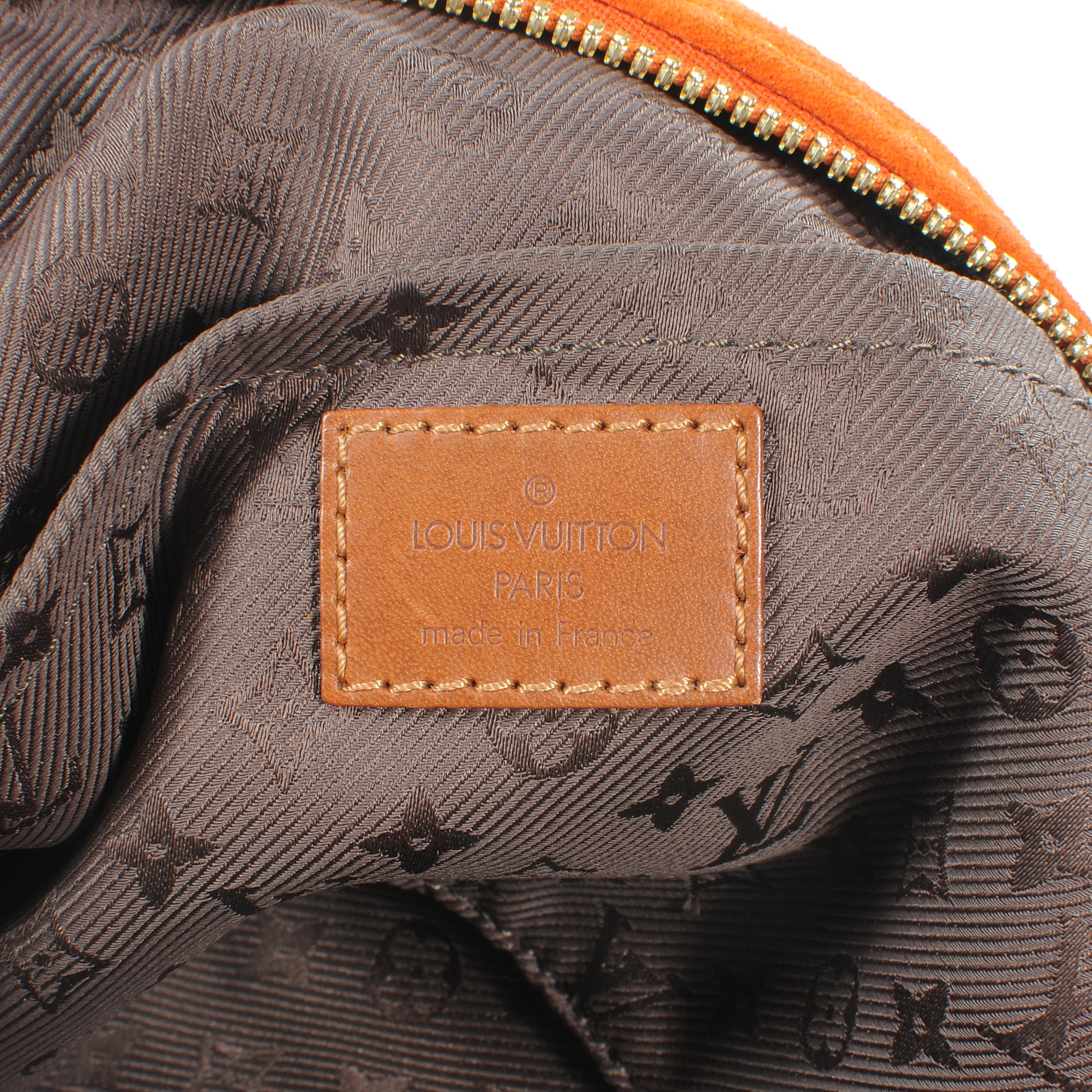 Louis Vuitton Suede Mahina Onatah GM Orange 6 of 8