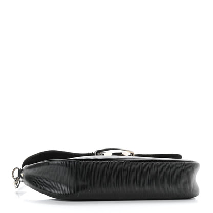 Louis Vuitton Epi Montaigne Clutch Black 4 of 8