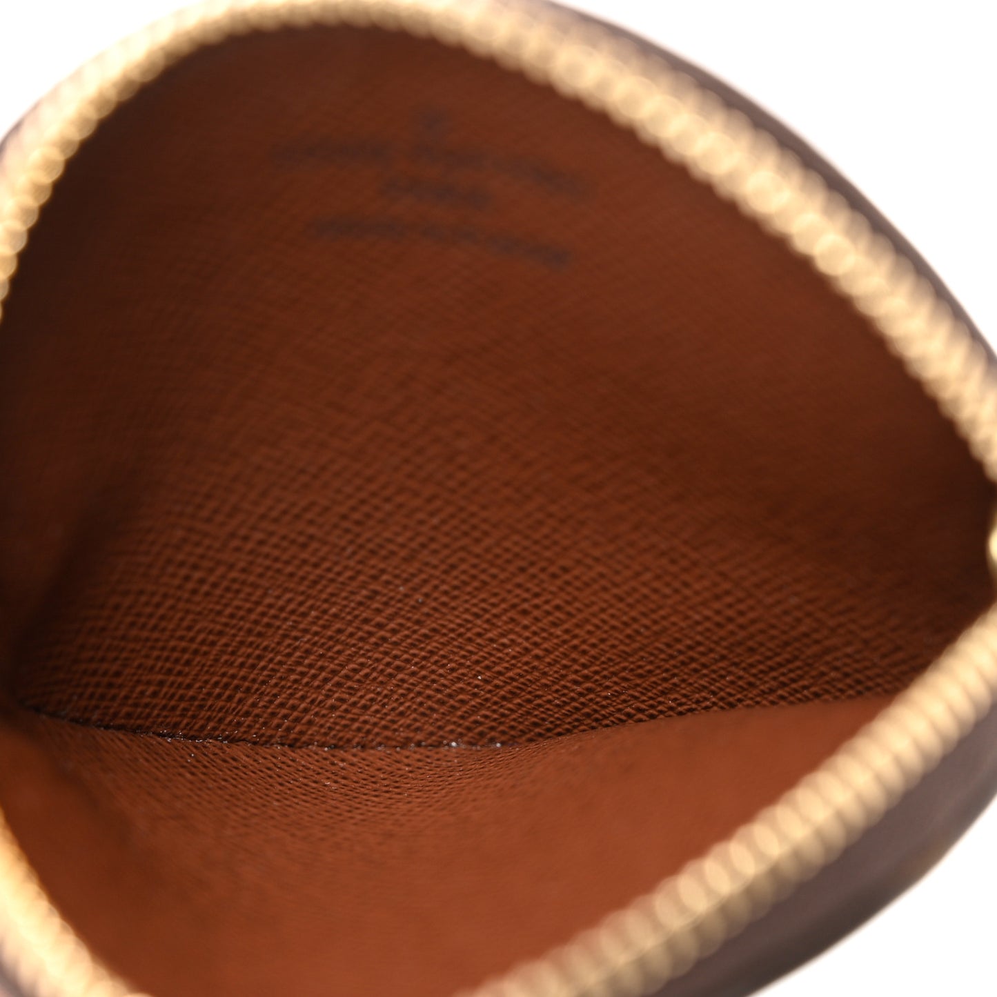 Monogram Round Coin Purse