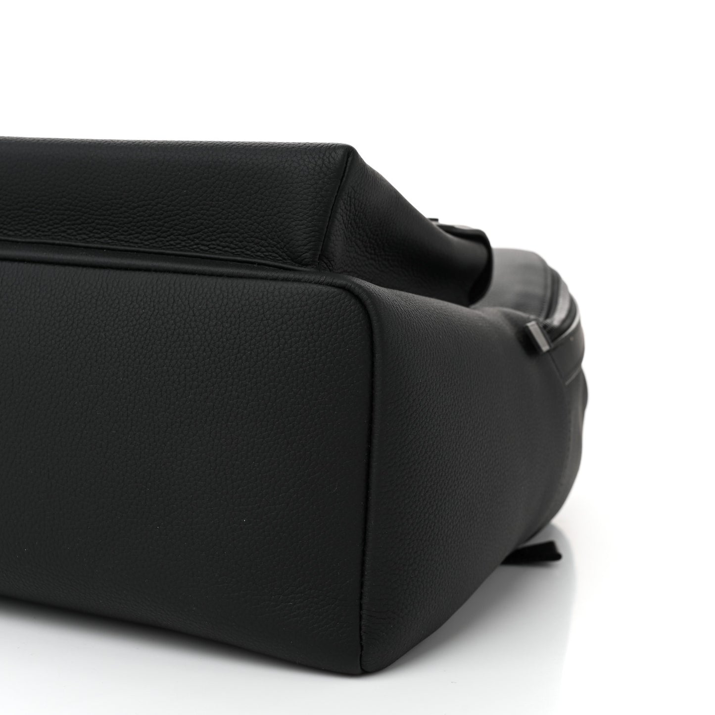 Grained Calfskin Aerogram Takeoff Backpack Black