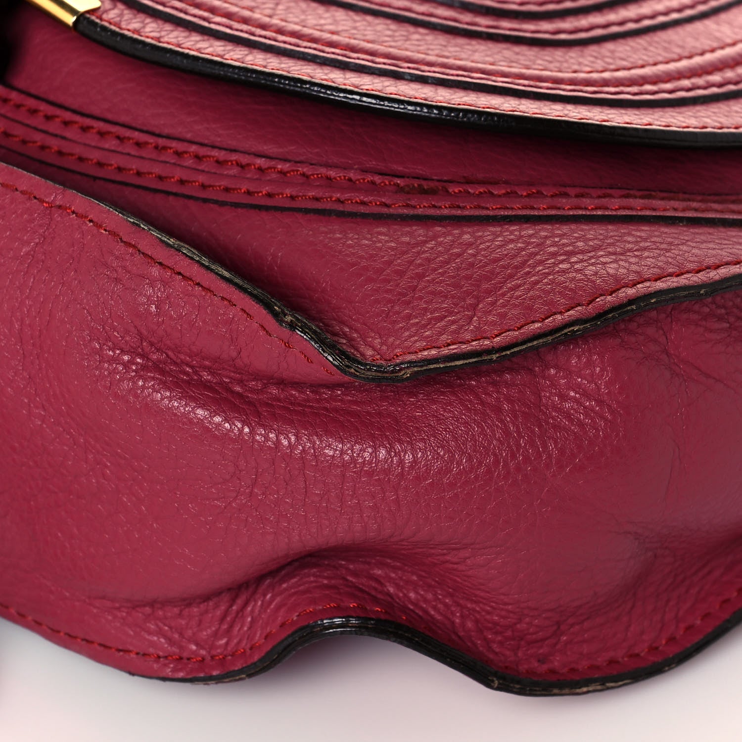 Chloe Calfskin Medium Marcie Hobo Peony Red 10 of 17