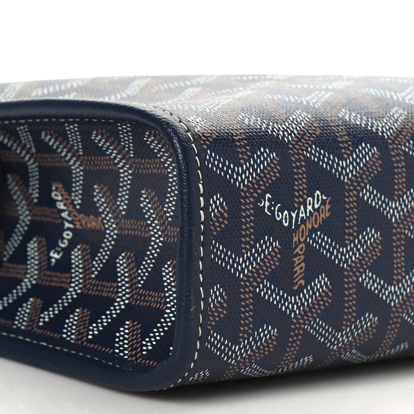 Goyardine Jouvence Toiletry Pouch Navy