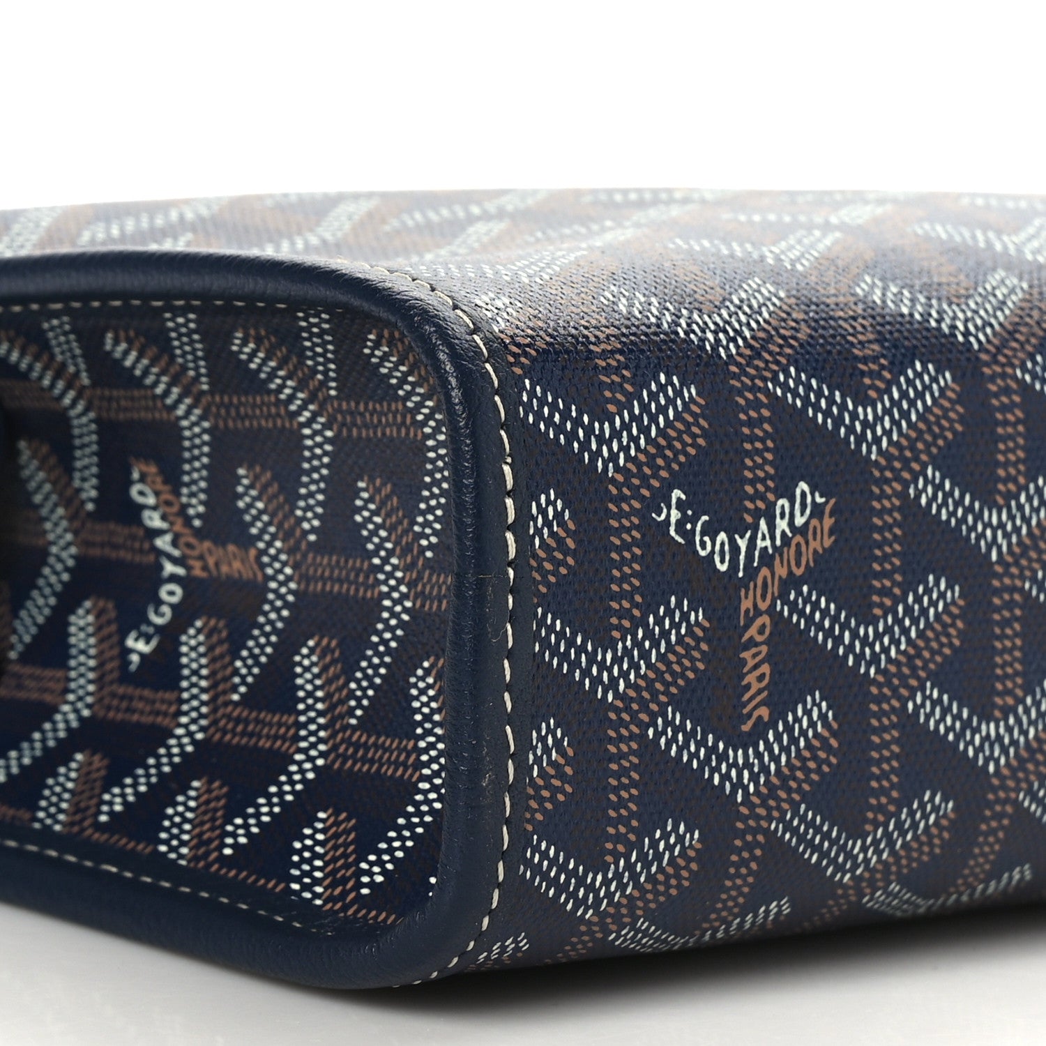 Goyard Goyardine Jouvence Toiletry Pouch Navy 8 of 9