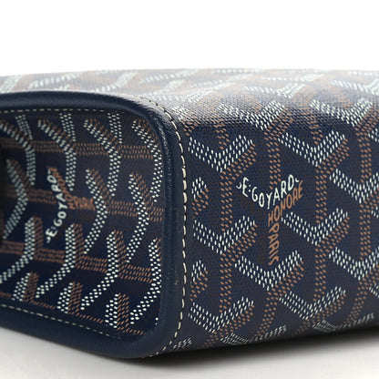Goyard Goyardine Jouvence Toiletry Pouch Navy 8 of 9