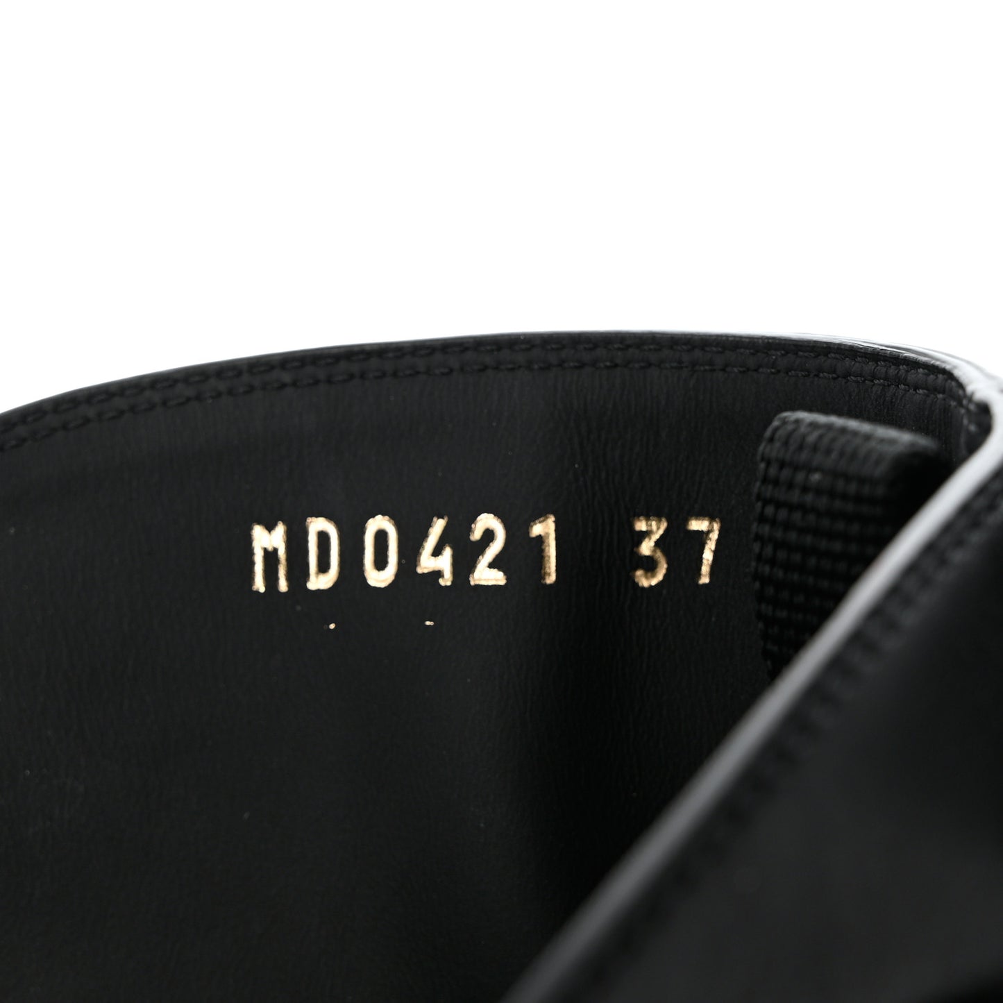 Calfskin Empreinte Ankle Boots 37 Black