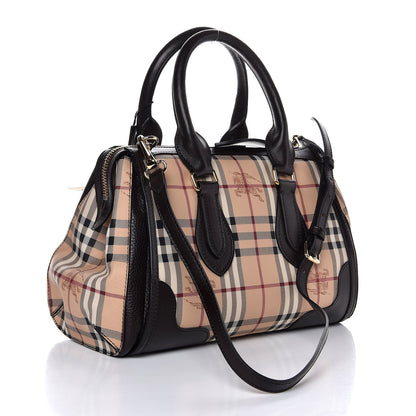 Burberry Haymarket Check Small Gladstone Chocolate 4 of 8
