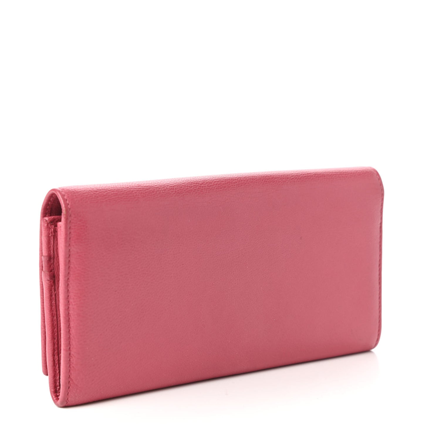 Chevre Belle De Jour Continental Wallet Pink