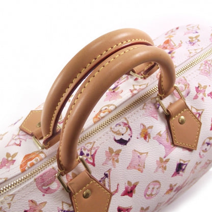 Louis Vuitton Watercolor Aquarelle Speedy 35 White 5 of 8