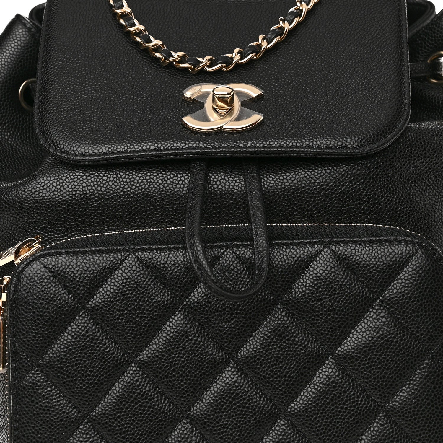 Chanel Caviar Quilted Business Affinity Backpack Black 7 of 9