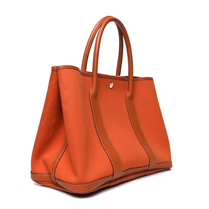 Hermes Toile Negonda Garden Party Tote 36 MM Potiron 3 of 11