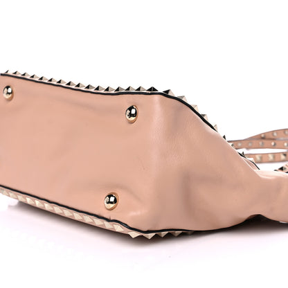 Valentino Garavani Vitello Small Rockstud Tote Skin Sorbet 7 of 7