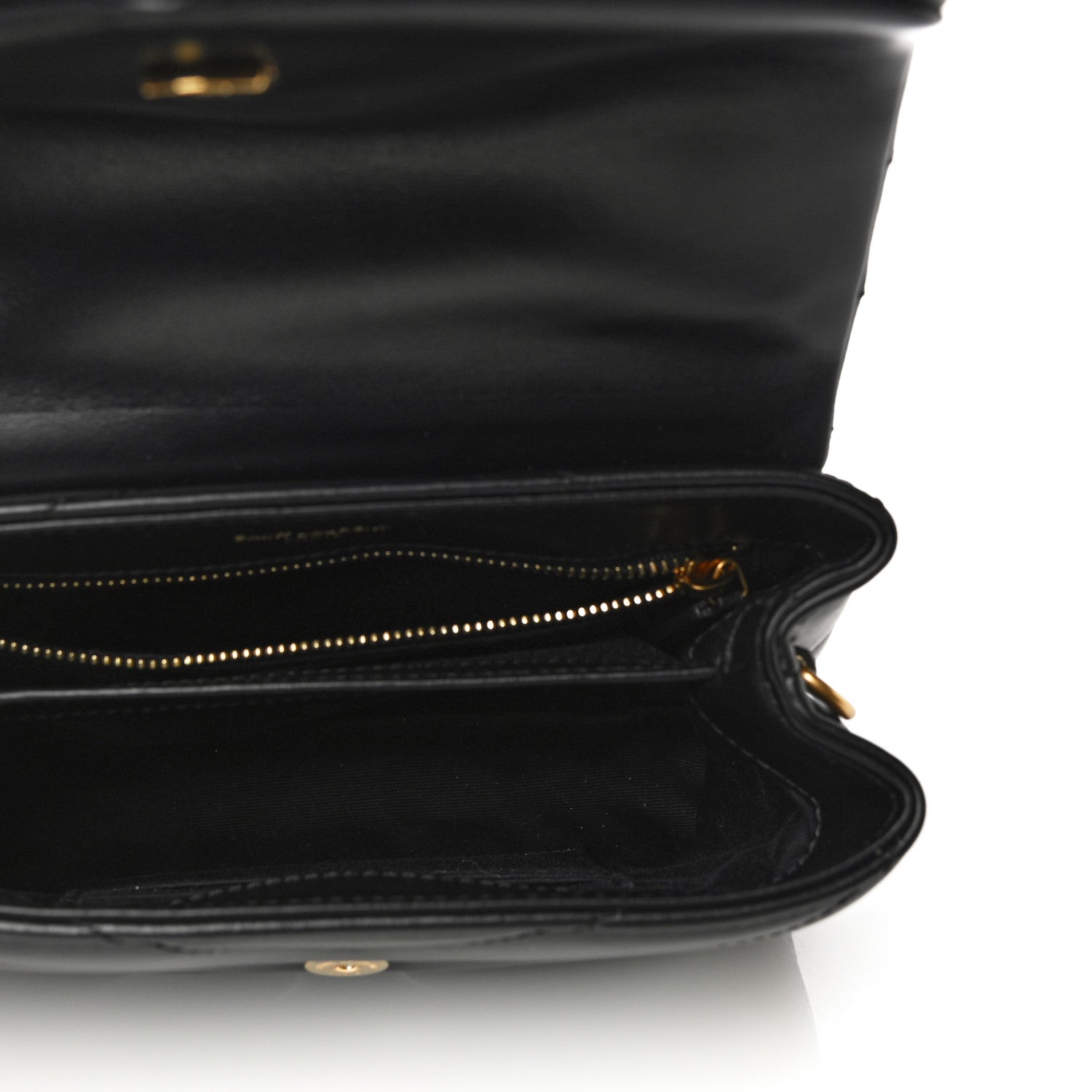 Saint Laurent Calfskin Y Quilted Monogram Toy Loulou Crossbody Bag Black 5 of 11