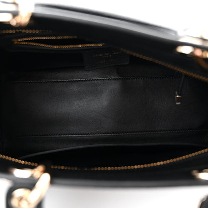 Christian Dior Bullcalf Medium Lady D-Sire Tote Black 5 of 10