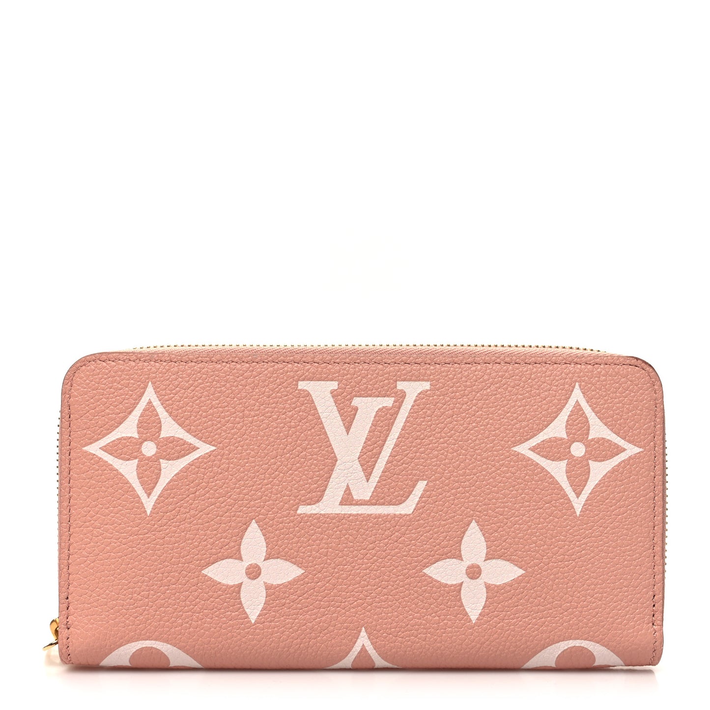 Empreinte Monogram Giant Zippy Wallet Rose Trianon Creme