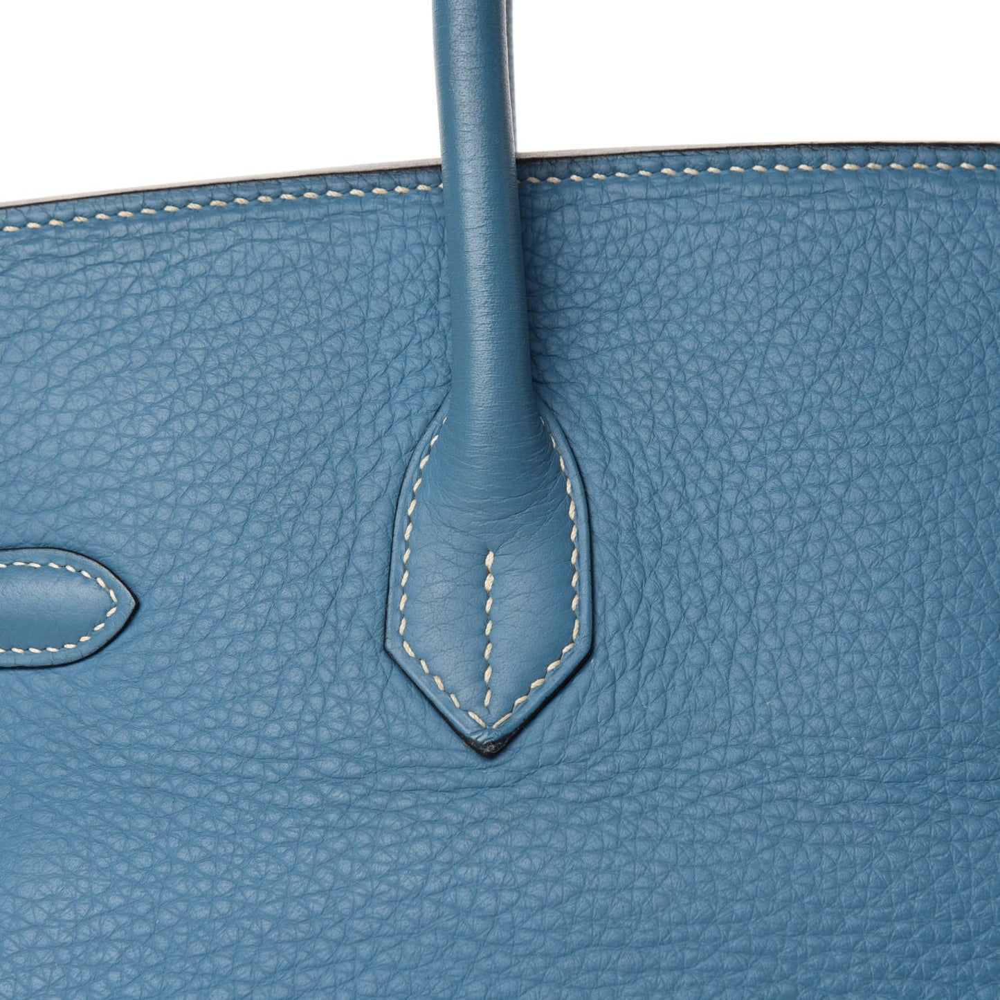 Taurillon Clemence Birkin 35 Blue Jean
